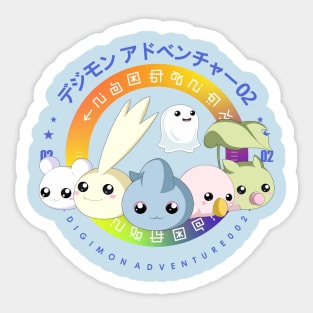 A Little Hero of Digimon 02 Sticker